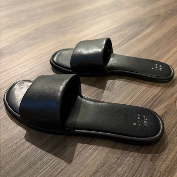 a new day Black Slide Sandals - Picture 5 of 5
